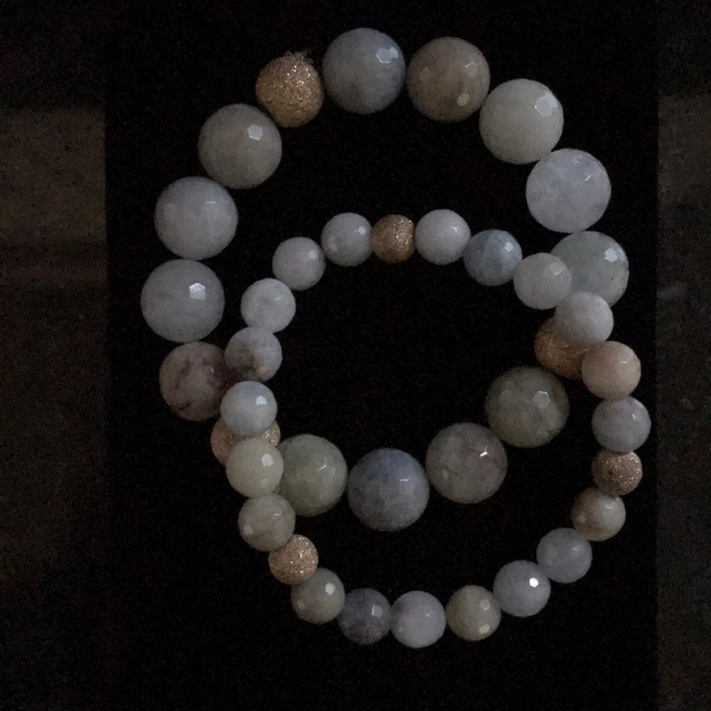 besobeso Crystal Beaded Bracelets